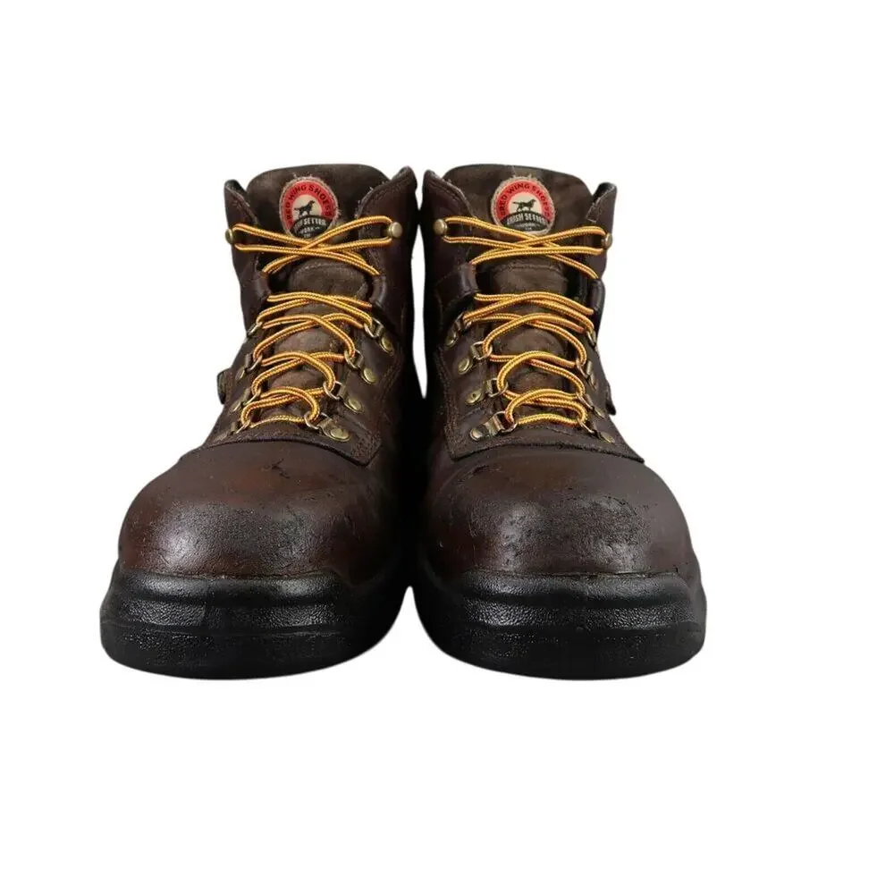Red Wing Shoes Mens 12 Work Boot Leather Irish Setter Safety Toe Waterproof Ely